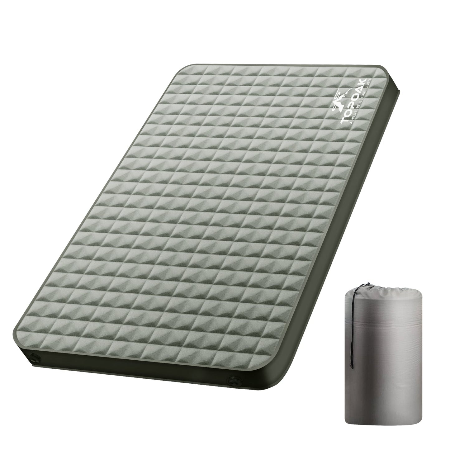 Olyyra Air & Foam Camping Mattress – Adjustable Inflatable, Waterproof TPU, 80"×47"/53" | Rooftop Tent & Outdoor Camping Comfort Upgrade