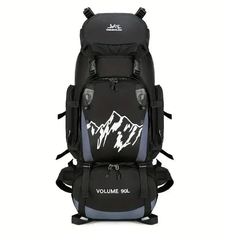 Olyyra 90L Waterproof Hiking Backpack – Large Capacity Multi-Day Camping & Travel Pack with Ergonomic Support System