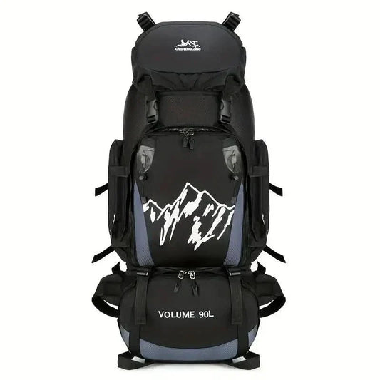Olyyra 90L Waterproof Hiking Backpack – Large Capacity Multi-Day Camping & Travel Pack with Ergonomic Support System