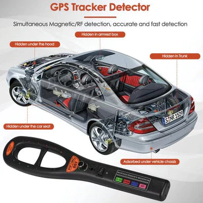 Olyyra GPS Tracker Detector – Detects RF, GPS, GSM, 2G–5G, WiFi & Hidden Cameras, USB-C Rechargeable, Detection Tube Included | Personal & Vehicle Privacy Protection