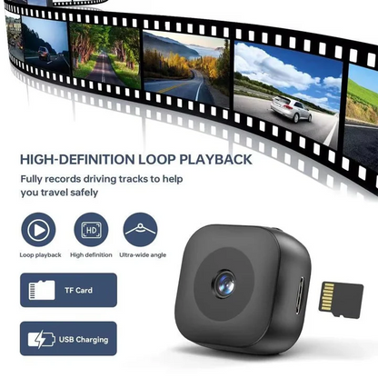 Olyyra Wireless Mini Security Camera – 1080P HD, Wide-Angle Night Vision, Motion Alerts, Loop Recording & 128GB Support for Indoor Home, Pet & Office Monitoring