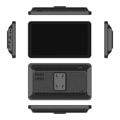 Olyyra - 7-Inch Wireless CarPlay Screen – Touchscreen, iPhone & Android Compatible, Voice Control, FM Transmitter, Rear Camera Input | Portable Dash Display for Cars, Trucks & SUVs