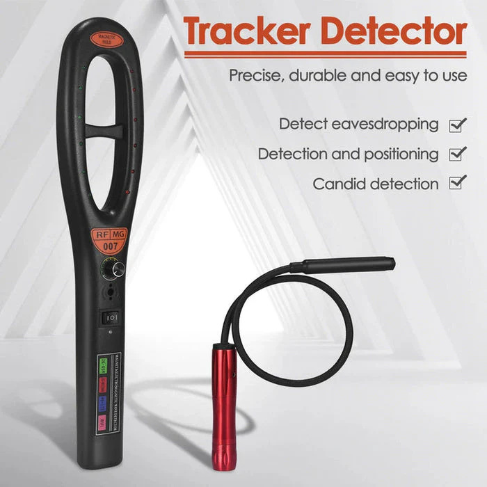 Olyyra GPS Tracker Detector – Detects RF, GPS, GSM, 2G–5G, WiFi & Hidden Cameras, USB-C Rechargeable, Detection Tube Included | Personal & Vehicle Privacy Protection