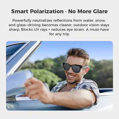 Olyyra Smart Glasses with 1080P Camera & Bluetooth Audio – Hands-Free Recording, AI Translation, Triple Mic, UV Protection & 7-Hour Battery for Travel & Daily Use