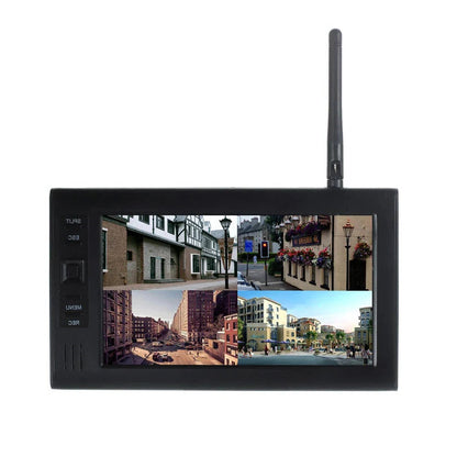 Wireless Security System with 7-Inch LCD Display – 4-Channel