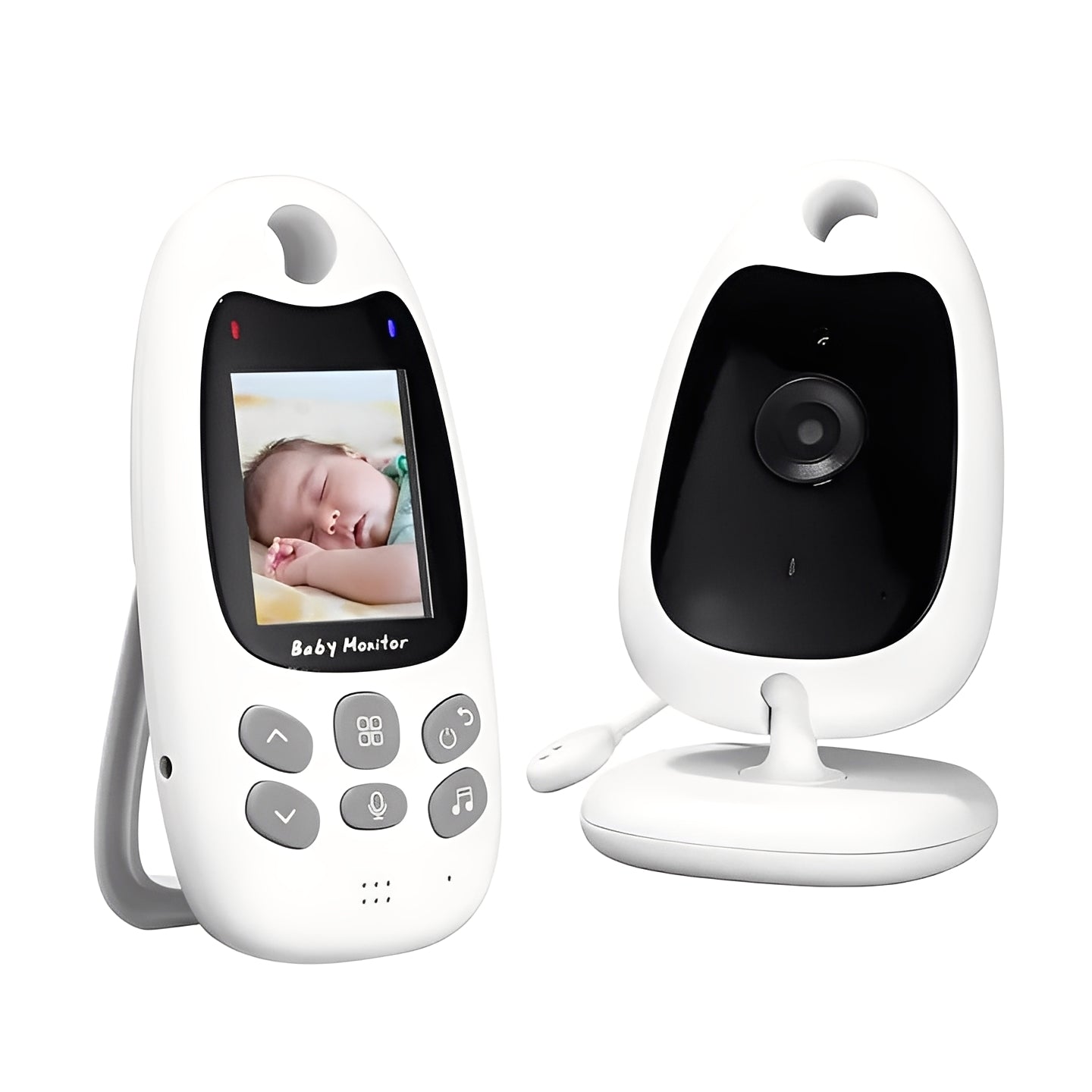 Olyyra Wireless Baby Monitor with Night Vision & Two-Way Audio – 3.5" Color LCD, 984 ft Range, 8-Hour Battery & Temperature Display