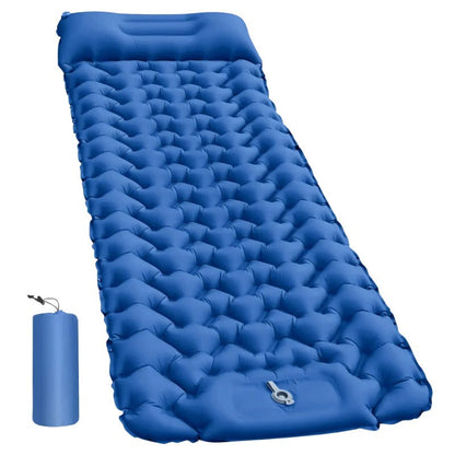 The Ultralight Sleeping Pad S2 – Built-In Foot Pump, 30-Second Inflation, Linkable Snap Buttons, Moisture-Resistant | Hiking, Camping, Beach & Outdoor Adventures