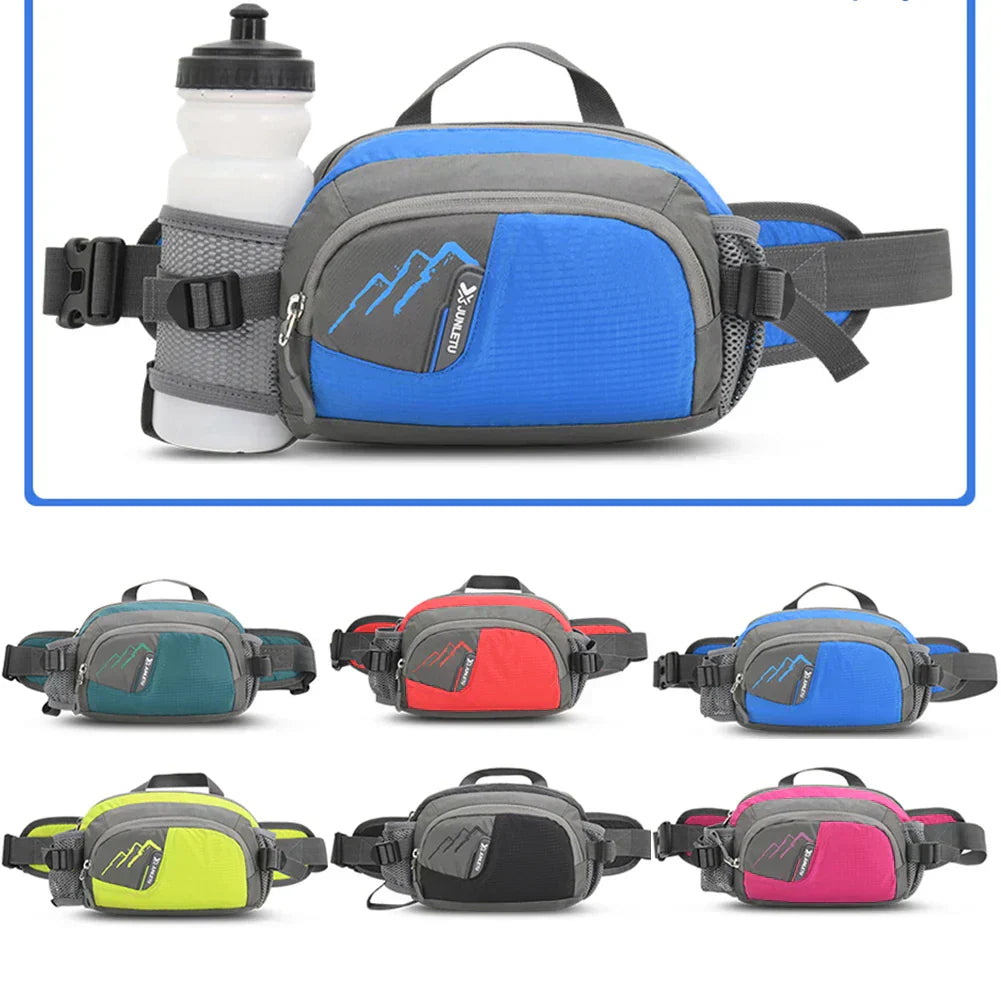 Olyyra Running Belt – Ultralight Water-Repellent, Waterproof Zip Pockets, Adjustable Waist, Breathable Polyester | Jogging, Hiking, Cycling & Outdoor Sports