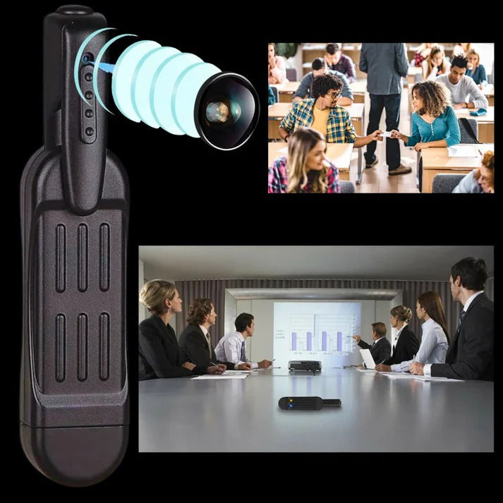 Olyyra Smart Pen Camera – 130° Wide Angle 720p HD, Anti-Shake, Built-In Mic, Direct USB, TF Card Slot | Discreet Recording for Meetings, Classes & Daily Use