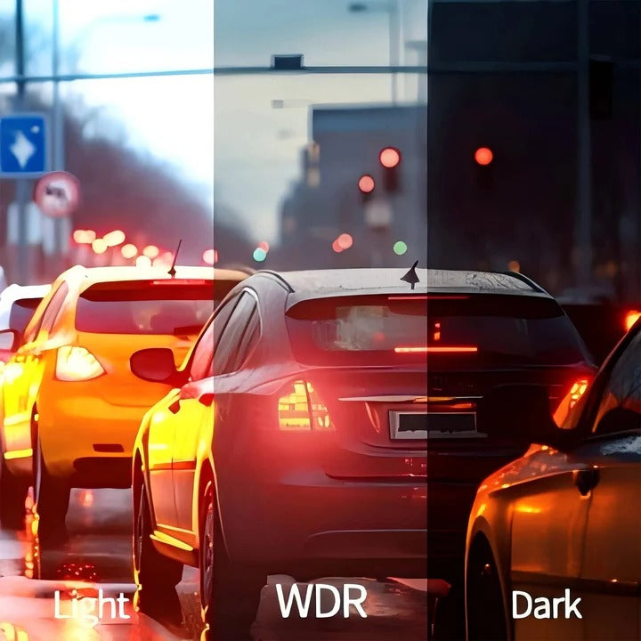 Olyyra 4-Channel Smart Dash Cam System – 1920P Front, 360° Coverage, 8 IR Night Vision, WiFi App Control & Parking Monitor for Full Vehicle Security