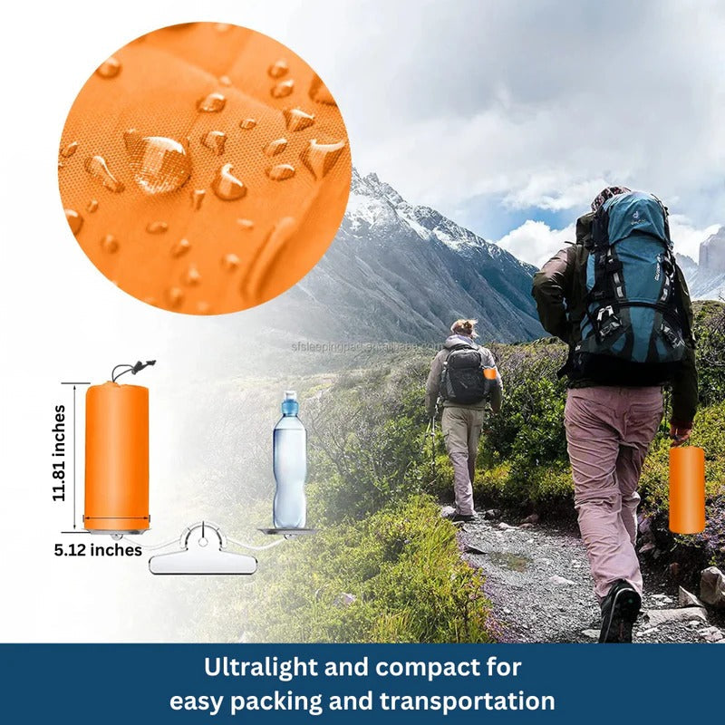 The Ultralight Sleeping Pad S2 – Built-In Foot Pump, 30-Second Inflation, Linkable Snap Buttons, Moisture-Resistant | Hiking, Camping, Beach & Outdoor Adventures