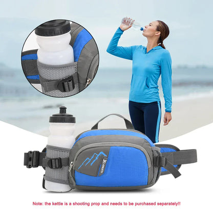 Olyyra Running Belt – Ultralight Water-Repellent, Waterproof Zip Pockets, Adjustable Waist, Breathable Polyester | Jogging, Hiking, Cycling & Outdoor Sports