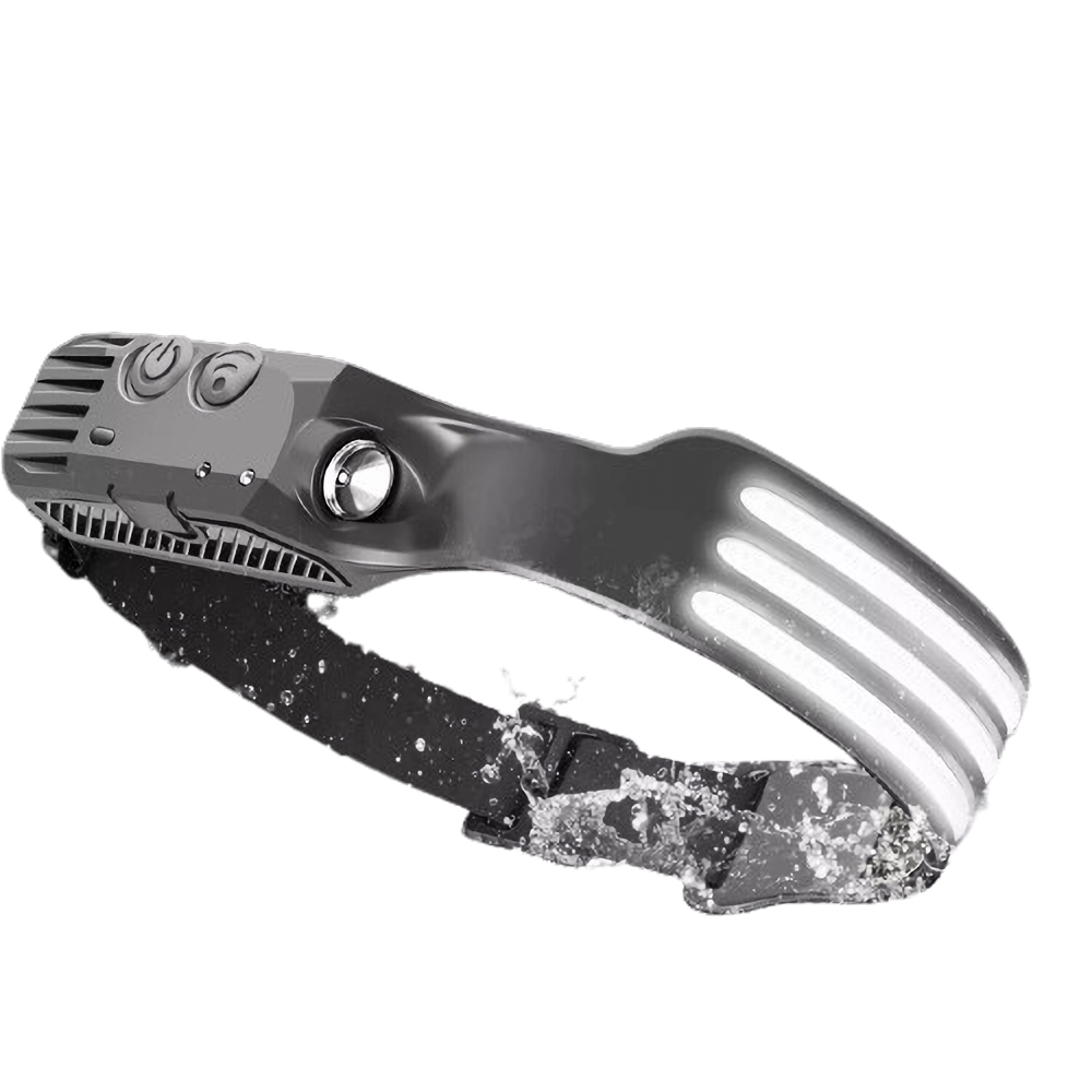 Olyyra LED Headlamp X3 – 1500 Lumens, 230° Wide Angle, Motion Sensor, 10 Lighting Modes, IPX6 Waterproof, USB-C Rechargeable, 120g | Running, Hiking & Outdoor Work