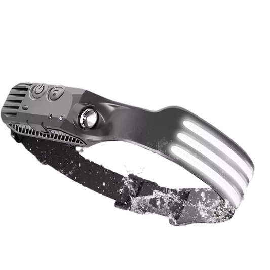 Olyyra LED Headlamp X3 – 1500 Lumens, 230° Wide Angle, Motion Sensor, 10 Lighting Modes, IPX6 Waterproof, USB-C Rechargeable, 120g | Running, Hiking & Outdoor Work