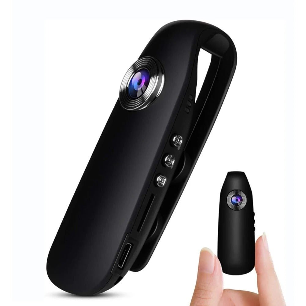 Mini Body Camera 1080P – Motion Detection, Pocket Clip for Security, Law Enforcement & Outdoor Use