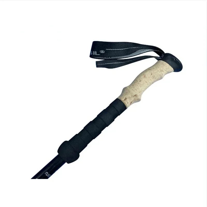 Collapsible Trekking Poles (Set of 2) – Lightweight Aluminum Shaft, EVA Foam Comfort Grip, Rubber Tip Traction, Adjustable Length | Hiking, Camping & Trail Walking