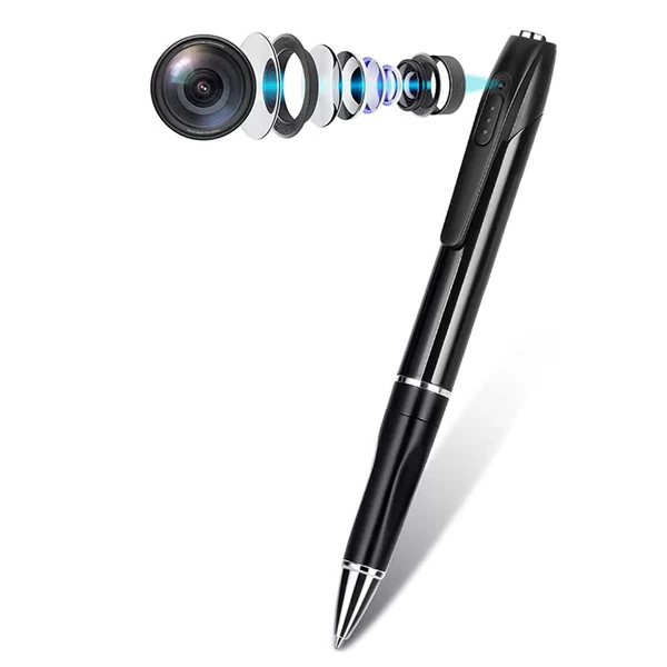 Olyyra Mini Camera Pen – 1080p HD Video, 12MP Photos, 3-Hour Battery, 64GB SD Support, Wearable Clip Design | Business, Conference & Discreet Recording