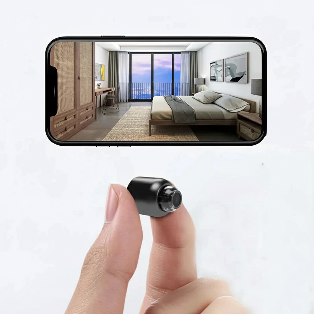 Compact 1080P WiFi Camera – IR Night Vision, Motion Detection & Remote Viewing