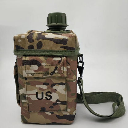 Olyyra 2L Hiking Canteen Water Bottle – Spill-Proof Screw Top Lightweight Outdoor Water Bottle for Hiking, Camping & Trail Use