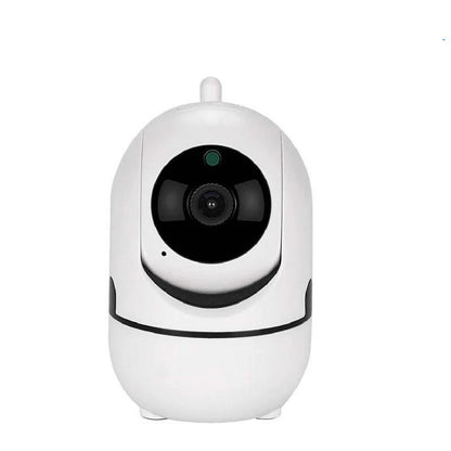 Olyyra 360° Intelligent Pan-Tilt Security Camera – Smart Motion & Sound Tracking, 33 ft Night Vision, 92° Wide Angle, Free Cloud & Local Storage