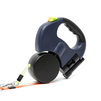 Olyyra Anti-Tangle Double Dog Leash for Easy Walks with Two Dogs