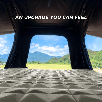 Olyyra Air & Foam Camping Mattress – Adjustable Inflatable, Waterproof TPU, 80"×47"/53" | Rooftop Tent & Outdoor Camping Comfort Upgrade