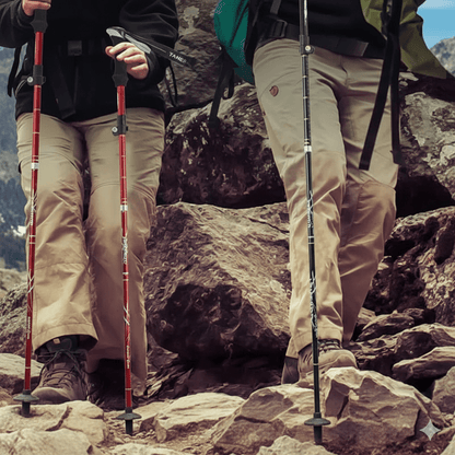 Olyyra | TREKRITE POLES – Ultralight Folding Trekking Poles for Hiking & Camping