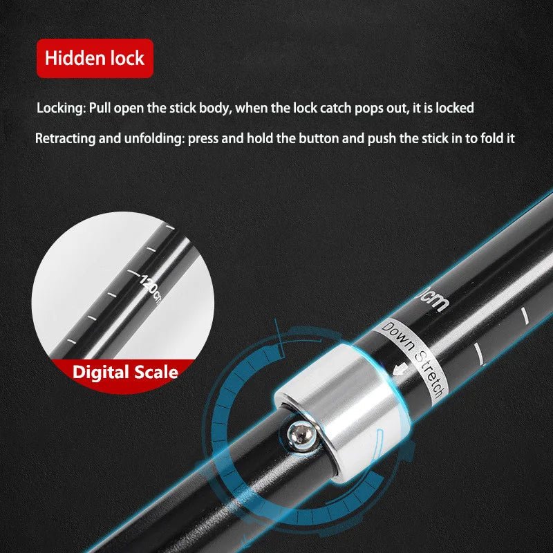 Olyyra | TREKRITE POLES – Ultralight Folding Trekking Poles for Hiking & Camping